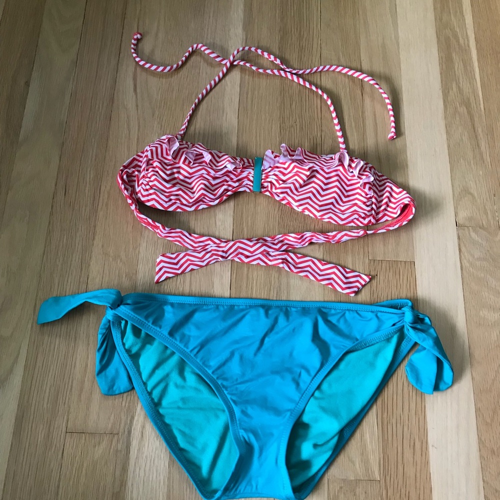 Xhilaration Top Mossimo Bottom Bikini Set